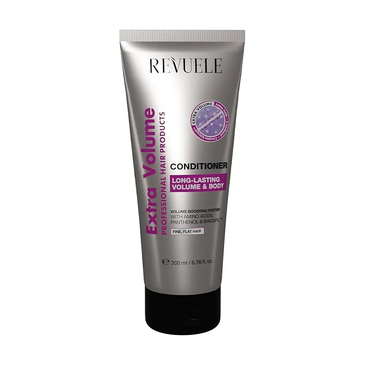 Кондиціонер Revuele Extra Volume Conditioner Довготривалий об'єм та фіксація, для тонкого та гладкого волосся, 200 мл